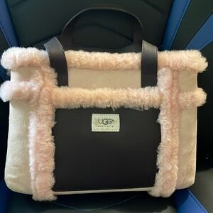 UGG HANDBAG PINK & DUST COVER